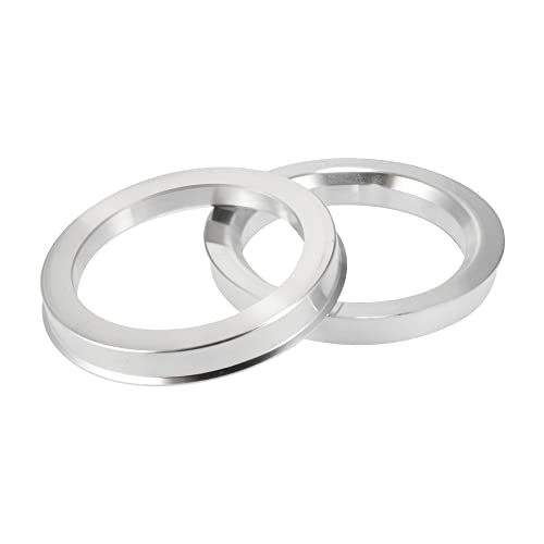 X AUTOHAUX 4pcs Aluminium Alloy Hub Centric Rings Wheel Bore Center Spacer - size: 56.6mm