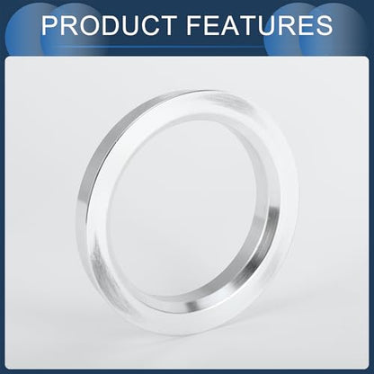 Hub Centric Rings, 56.1mm ID to 72.6mm OD Vehicle Wheel Hubrings Aluminum Alloy, 4 Pcs - size: 56.1mm to 72.6mm