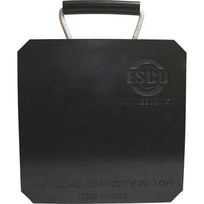 20 Ton Cribbing Support Jack Plate for Trailers, Boats, RV, Heavy Vehicle Equipment, Hydraulic Cylinders, Bottle Jacks, Jack Stands - style: 20 Ton