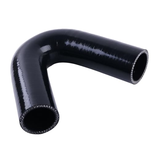 135 Degree ID 1"(25mm) Elbow Silicone Hose Intake Intercooler Coupler 1" inch Pipe,Length 102mm One Leg,4-Ply Thickness 5.4 mm - size: 135ID25(1")