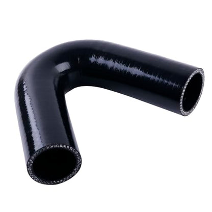 135 Degree ID 1"(25mm) Elbow Silicone Hose Intake Intercooler Coupler 1" inch Pipe,Length 102mm One Leg,4-Ply Thickness 5.4 mm - size: 135ID25(1")