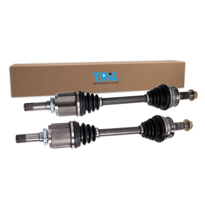 TRQ Front Driver Side and Passenger Side CV Axle Assembly Set 2 Piece - style: CSA34184