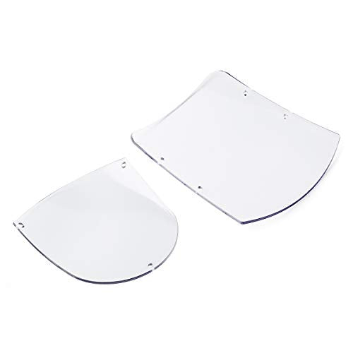 TCMT ABS Windshield Quarter Fairing Kit Fits For Sportster XL 88-16 Dyna 95-05 FXR 86-94 (Clear) - color: Clear Windshield