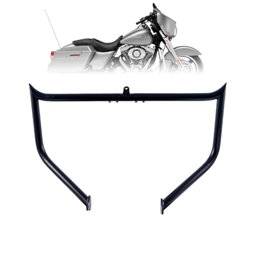 Kinglemc Crash Bar Engine Guard for Harley Touring(Black) - color: Black-Updated
