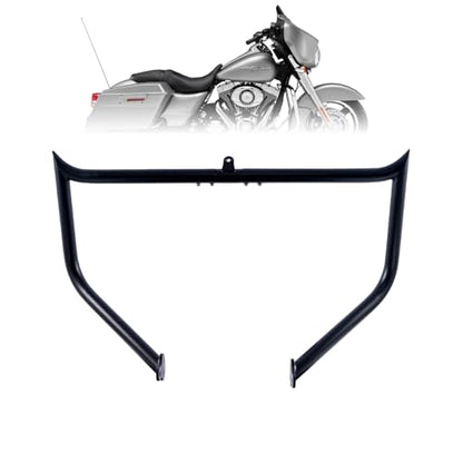 Kinglemc Crash Bar Engine Guard for Harley Touring(Black) - color: Black-Updated