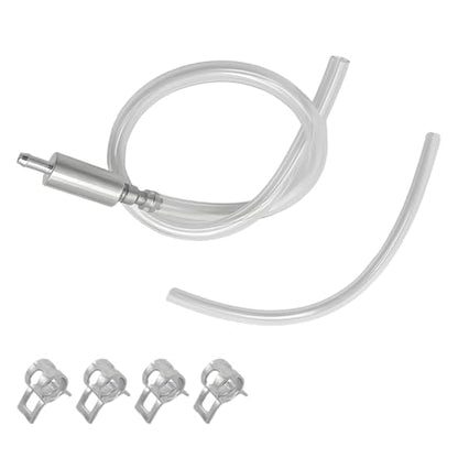 Brake Bleeder Hose, One Way Check Valve Clutch Bleeding Tool for Car, no Caps - color: Without Caps