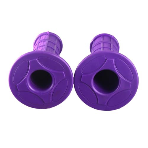 7/8" Motorcycle Hand Grips Dirt Bike Motocross Gel Handlebar 2PC - color: Purple