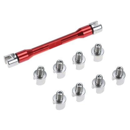 QWORK Motorcycle Spoke Wrench, 5.0-6.8mm Dirt Bike Wheel Spoke Wrench, for Most Motorbikes