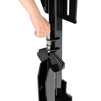 Kojem RV Spare Tire Carrier for 16" 16.5" 19.5" 22.5" and 24" RV Motorhomes 2" Drop Dually Wheels