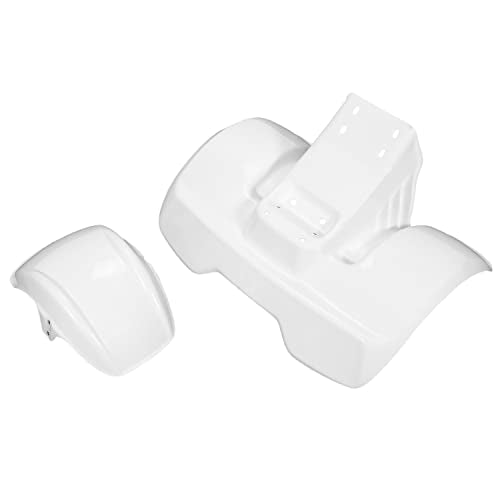 KUAFU Fender Kit Compatible with 78-85 ATC70 Mudguard Mud Flaps Fender - color: White, size: Front & Rear