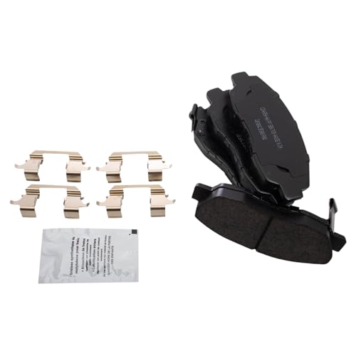 TRQ Front Ceramic Brake Pad and Rotor Set - style: BKA10569