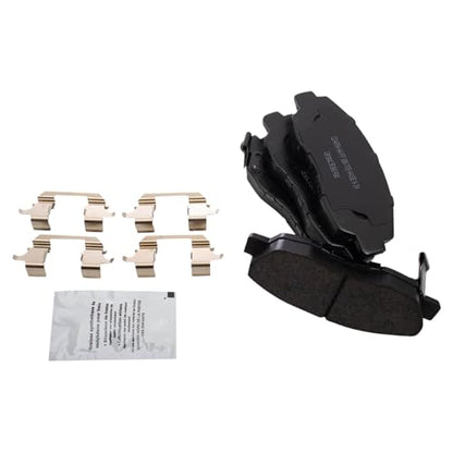 TRQ Front Ceramic Brake Pad and Rotor Set - style: BKA10569
