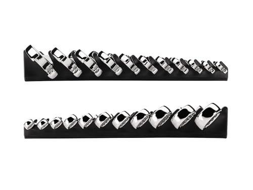 TEKTON Combination Wrench Set, 11-Piece | WCB91103 - size: 11-pc. (1/4-3/4 in.), style: Rack