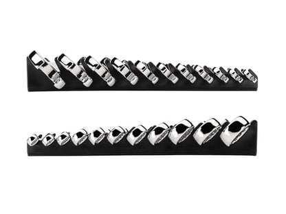 TEKTON Combination Wrench Set, 11-Piece | WCB91103 - size: 11-pc. (1/4-3/4 in.), style: Rack
