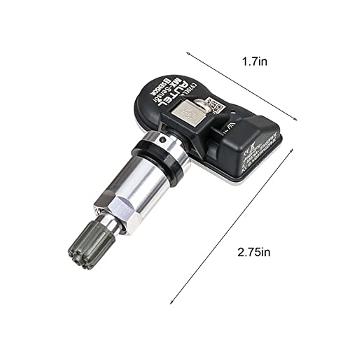 Autel TPMS Sensors Set of 4, 315MHz/433MHz OE Press-in Mx Sensor, (Metal)