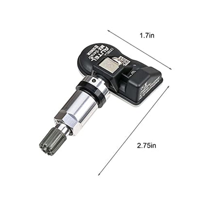 Autel TPMS Sensors Set of 4, 315MHz/433MHz OE Press-in Mx Sensor, (Metal)