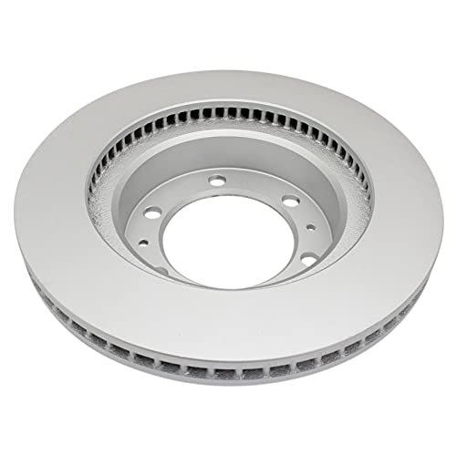 TRQ Front and Rear Brake Rotor Set G Coated Vented - style: BKA14763
