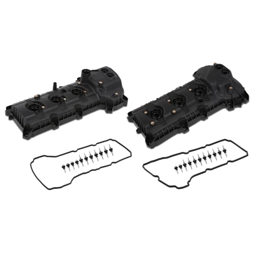 LQI Engine Valve Covers Set w/Gasket Fit 2011-2018 Ford Edge 3.5L - size: Fit Ford 2011-2019/ 2013-2019 Lincoln 3.7L