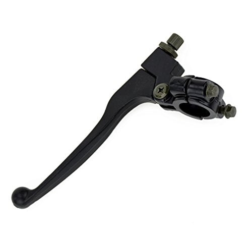 HIAORS 7/8" 22mm Left Clutch Brake Handle Lever Perch Compatible with Coleman Mini Bike CT200U BT200X Trail200 CC100X CT100U Baja MB165 Massimo MB200 Motovox SSR125 XR80 Pit Dirt Bike Motorcycle Parts - color: Black