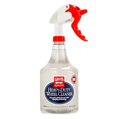 Griot's Garage Heavy-Duty Wheel Cleaner for All Wheel Finishes, Breaks Down and Removes Stubborn Brake Dust and Grime, PH Balanced, Non-Acidic, 11026, 35oz - size: 35 Fl Oz (Pack of 1)