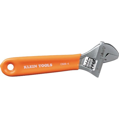 KLEIN TOOLS O5064 4-Inch Extra-Capacity Adjustable Wrench - size: 4-Inch