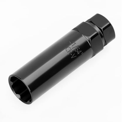 Dynofit 6 Spline Tuner Lug Nuts Key,with 19mm and 21mm Hex,for 1/2" M12 Nut - color: Black, size: 6 Spline with Hex 3/4" and 13/16"
