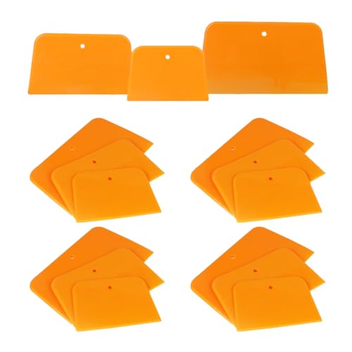 Car Body Filler Spreaders, 4, 5, & 6 Inch Automotive Body Fillers Reusable Hard Plastic Spreaders, for Applying Fillers, Putties, Glazes, Caulks and Paint (15 Pack) - size: 15 Pack