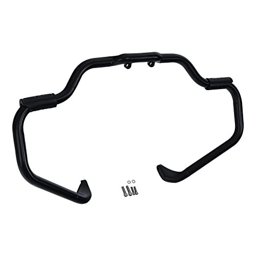 TCT-MOTORPARTS Mustache Engine Guard Highway Crash Bar Fit for Springfield Dark Horse 2016-2025 Roadmaster Classic 17-18 Chieftain Classic Springfield Limited - color: Black Crash Bar