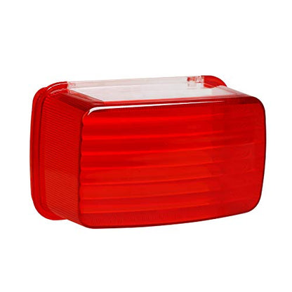 NTHREEAUTO Rear Tail Light Lens Cover Red Motorcycle Taillight Lenses Compatible with Yamaha Grizzly Kodiak Bigbear Bruin Rhino 450 660
