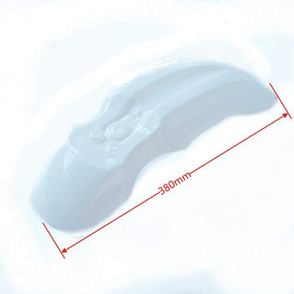 CRF50 White Plastic Body Fender Kit for Chinese CRF XR 50cc Pit Dirt Bikes Including All Mounting Screw