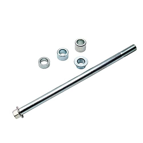 12mm 220mm + 3 Spacers (17mm / 12mm / 8mm) Front Rear Axle for 50cc 70cc 90cc 110cc Dirt Pit Pro Trail Bikes