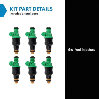 TRQ Fuel Injector Set - style: FIA58840