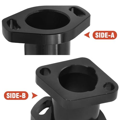 Intake Pipe Inlet Manifold Kit, Black CNC Inlet Pipe Manifold with Gasket Screws, Replacement for Coleman ct200u bt200x GX160 GX200