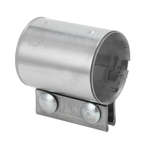 Exhaust Pipe Clamp/Exhaust Muffler Tube Joint for Car Truck/Durable Stainless Steel 2.48" 87mm / 1 Pc Silver Tone - size: 2.48''