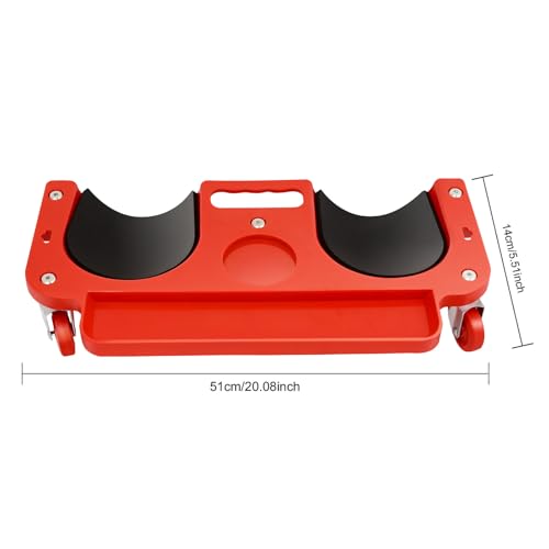 Rolling Creepers, Ergonomic Kneeling Cushion Mat Protector with Wheels, Mobile Knee Support Slider for Construction, Auto Repair, Gardening, Floor Tiling, Maintenance Work