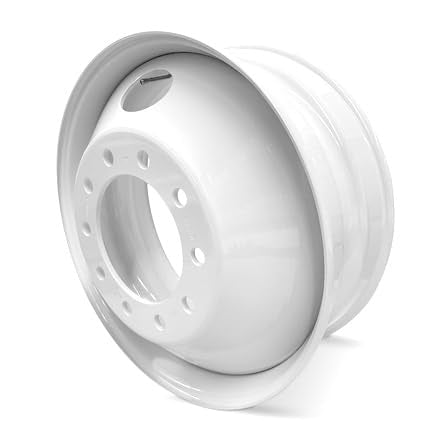 Trailer 24.5x8.25 2HH Steel Rim 10x285.7mm or 10x11.2" Load 7400lb - Road Ready Trailer Wheel