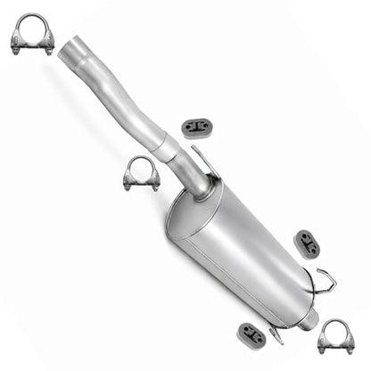 Exhaust Intermediate Pipe Muffler System Kit Compatible with Dodge RAM 3500 2003-2007 5.7L | Stainless Steel | Northeastern Exhaust | Includes Clamps and Hangers | Direct-Fit Replacement
