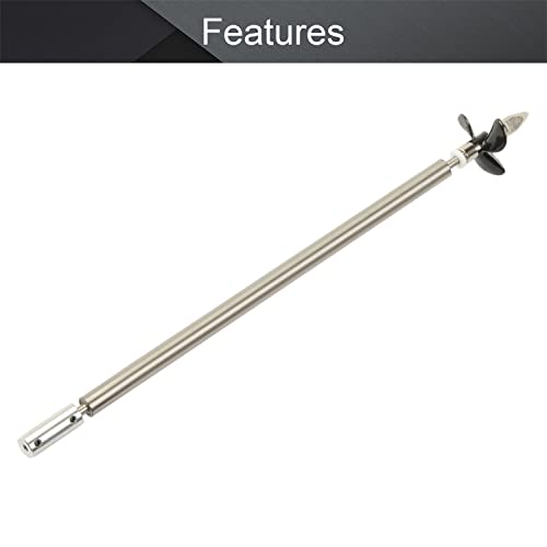 Fielect Drive Shaft w Propeller and Universal Joint for RC Boat, L250mm Shaft, L200mm Sleeve, D36mm Propeller, Fit for 3.17mm Motor Shaft - color: 3.17mm 25cm 20cm