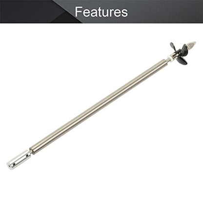 Fielect Drive Shaft w Propeller and Universal Joint for RC Boat, L250mm Shaft, L200mm Sleeve, D36mm Propeller, Fit for 3.17mm Motor Shaft - color: 3.17mm 25cm 20cm