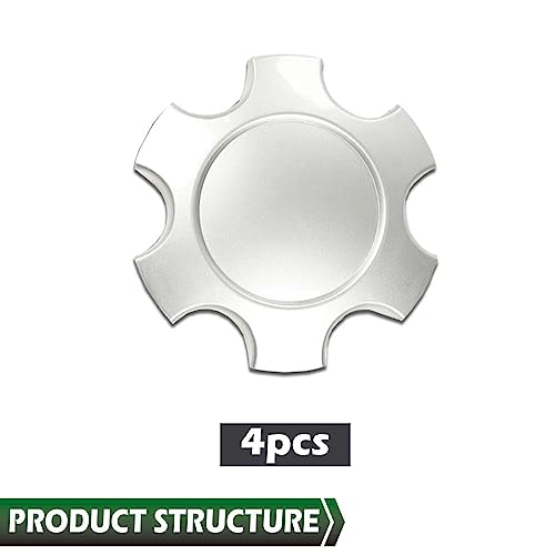 GRAND ORANGE Wheel Center Caps 17" Fit Tundra/Sequoia 2003-2007 - color: Fit 2003-2007 Tundra/Sequoia