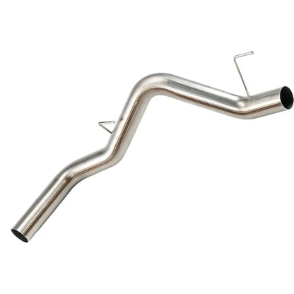 1 Set Stainless Steel Exhaust Pipes for Ford F150 2018-2020 3.0L 4" Powerstroke Diesel - size: for 2018-2020 F150