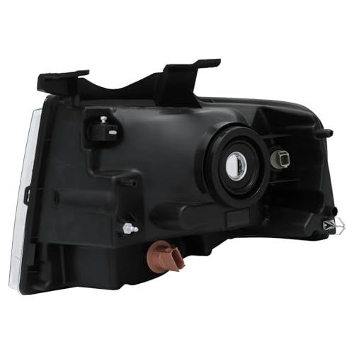 PENSUN Headlights for Ford Expedition 2007-2014,Halogen, Chrome, Passenger - size: passenger side