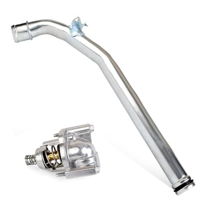 MITZONE Coolant Thermostat Housing Assembly compatible with 2017-2023 Buick Cadillac Chevy GMC Vehicles - LaCrosse Regal XT5 XT6 Blazer Acadia 3.6L Replace