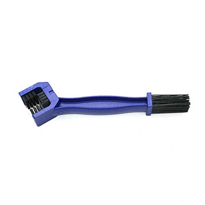 Bike or Motorcycle Chain Washer, Cleaning Brush 2 Pcs (Color, Blue and Red)