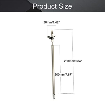 Fielect Drive Shaft w Propeller and Universal Joint for RC Boat, L250mm Shaft, L200mm Sleeve, D36mm Propeller, Fit for 3.17mm Motor Shaft - color: 3.17mm 25cm 20cm