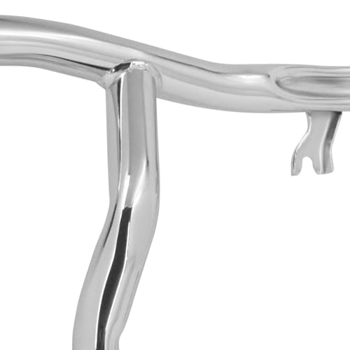 Engine Guard Flat Out Crash Bar for Harley Touring Street Glide Road Glide Road King Electra Glide CVO Ultra Limited 2014-2025 (Chrome) - color: Chrome