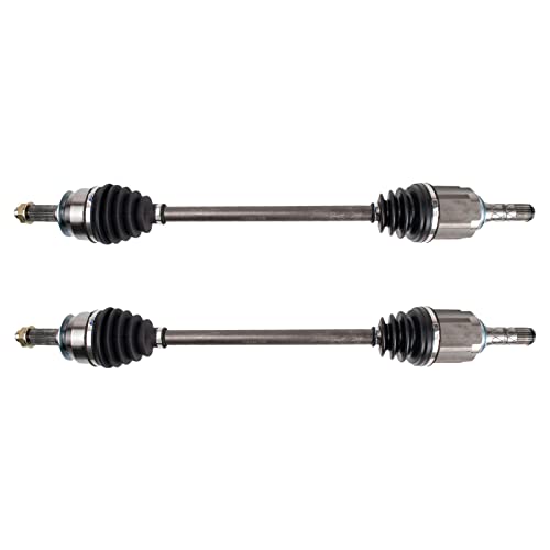 TRQ Front 2 Piece CV Axle Shaft Assembly Set - style: CSA34743