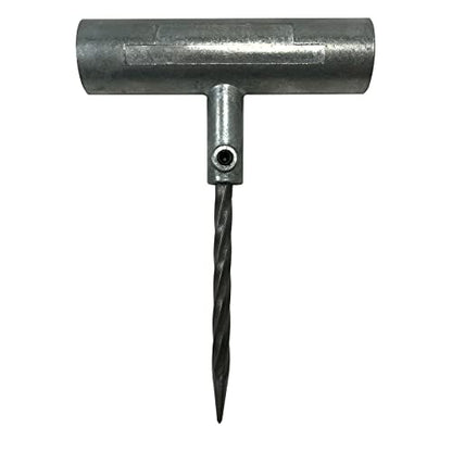 Die-Cast T-Handle Tire Plug Repair Set - Steel Replaceable Split Eye Needle & Probe - color: Die-Cast Tool Set