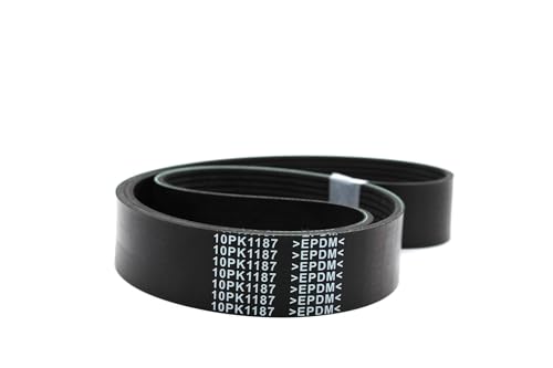 MR. Truck Parts Serpentine Belt - 10 Ribs 1187Mm (46.73") Replaces 10PK1187 - size: 46.73in