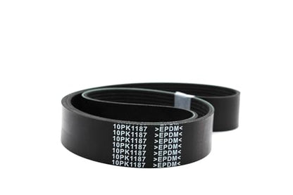 MR. Truck Parts Serpentine Belt - 10 Ribs 1187Mm (46.73") Replaces 10PK1187 - size: 46.73in